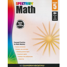  Spectrum Math Grade 5 nyelvkönyv, szótár
