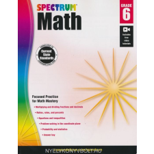  Spectrum Math Grade 6 nyelvkönyv, szótár