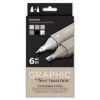 Spectrum Noir Alkoholos marker készlet - Spectrum Noir Graphic Tones / Essentials (6 db)