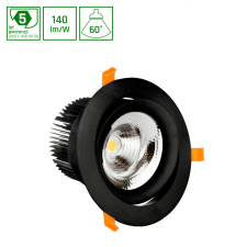 spectrumLED CEL MONA 4 840 27W 230V 60deg Fekete MESH világítás