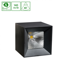 spectrumLED CEL ZOSMA 4 840 27W 230V 40deg Fekete MESH világítás