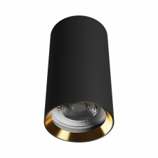 spectrumLED CHLOE VARIOSA GU10 SURFACE MOUNTED GU10 230V IP20 55x100MM BLACK / GOLD ROUND világítás