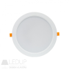 spectrumLED DURE 3 DOWNLIGHT 24W CW 230V 110DEG IP54 IK06 220X34 WHITE ROUND INTEGRATED DRIVE