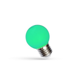 spectrumLED E27 LED kisgömb „izzó&quot; 1W Zöld izzó