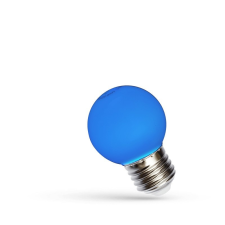 spectrumLED LED Kisgömb E27 230V 1W kék izzó
