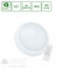 spectrumLED NYMPHEA CITY PRO 2 24/30W CCT 230V 120DEG IP65 IK08 FI320X80MM WHITE ROUND, SENSOR + REMOTE, 5Y WARRANTY