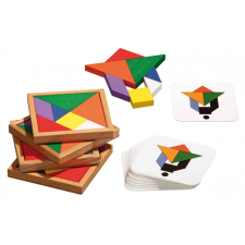 Speed tangram - Síkbeli tájékozódás fejlesztő fajáték kreatív és készségfejlesztő
