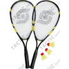 Speedbadminton gyorstollas szett 2 ütő 3 labda, speedminton játék
