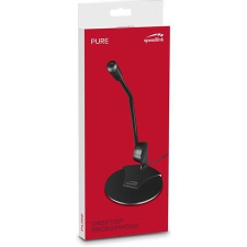 Speedlink Mikrofon, asztali,vezetékes, 3,5 mm jack, SPEEDLINK "Pure", fekete mikrofon