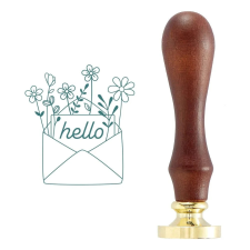 Spellbinders Viaszpecsét - Sending a Hello - Wax Seal Stamp (1 db) pecsételés