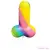 Spencer & Fleetwood Rainbow Cock Pop - színes péniszes nyalóka (85g) - gyümölcsös