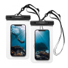 Spigen A601 vízhatlan / vízálló tok, AQUA 2db (univerzális, IPX8, nyakba akasztható, 6.8" méret) ÁTLÁTSZÓ [Sony Xperia 10 IV (XQ-CC72)] (AMP03098)