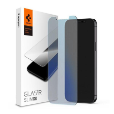 Spigen AGL01536 SPIGEN SLIM HD ANTIBLUE képernyővédő üveg (2.5D, kék fény elleni védelem, ultravékony, 0.2mm, 9H) ÁTLÁTSZÓ [Apple iPhone 12 mini] mobiltelefon kellék