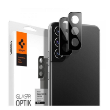 Spigen AGL04146 SPIGEN OPTIK kameravédő üveg 2db (lekerekített szél, karcálló, 9H) FEKETE [Samsung Galaxy S22 Plus 5G (SM-S906)] mobiltelefon kellék