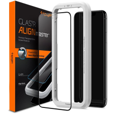 Spigen Align Glass FC iPhone 11/XR üvegfólia mobiltelefon kellék