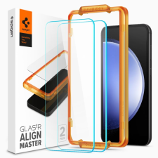 Spigen AlignMaster Glas.tR Samsung Galaxy S23 FE üveg kijelzővédő (2db) mobiltelefon kellék