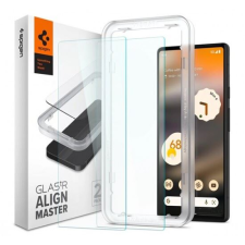 Spigen AlignMaster Google Pixel 6a Tempered kijelzővédő fólia 2db (AGL04695) (AGL04695) - Kijelzővédő fólia mobiltelefon kellék