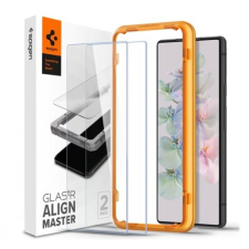 Spigen AlignMaster Google Pixel 7 Tempered kijelzővédő fólia 2db (AGL05199) (AGL05199) - Kijelzővédő fólia mobiltelefon kellék
