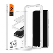 Spigen AlignMaster Samsung Galaxy A53 5G Tempered kijelzővédő fólia 2db (AGL04306) (AGL04306) mobiltelefon kellék
