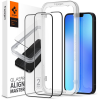 Spigen ALM FC Apple iPhone 13 Pro Max képernyővédő üveg 2db (2.5D, ujjlenyomatmentes, karcálló, 9H, ultravékony, színkie