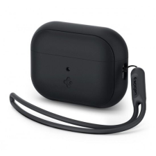 Spigen Apple Airpods Pro 2 szilikon tok csuklópánt fekete (ACS05479) (ACS05479) - Fülhallgató tok fülhallgató, fejhallgató tok