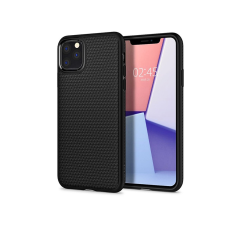 Spigen Apple iPhone 11 ütésálló hátlap - Spigen Liquid Air - fekete tok és táska