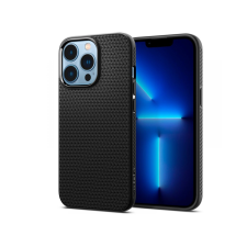 Spigen Apple iPhone 13 Pro Max ütésálló hátlap - Spigen Liquid Air - fekete tok és táska