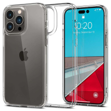 Spigen Apple iPhone 14 Pro, Műanyag hátlap védőtok + szilikon keret, Spigen Ultra Hybrid, átlátszó tok és táska