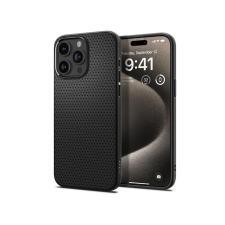 Spigen Apple iPhone 15 Pro Max ütésálló hátlap - Spigen Liquid Air - fekete (SP749114) tok és táska