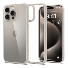 Spigen Apple iPhone 15 Pro ultra hybrid műanyag telefonvédő (ütésállóság, légpárnás keret) titán tok és táska