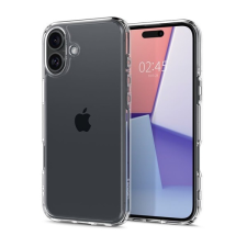 Spigen Apple iPhone 16 crystal hybrid szilikon telefonvédő (ütésállóság, műanyag keret) átlátszó tok és táska