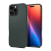 Spigen Apple iPhone 16 Pro liquid air szilikon telefonvédő (ütésállóság, légpárnás sarok, rombusz) sötétzöld