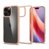 Spigen Apple iPhone 16 Pro Max, Műanyag hátlap védőtok + szilikon keret, Spigen Ultra Hybrid, átlátszó/vörösarany