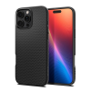 Spigen Apple iPhone 16 Pro Max, Szilikon tok, Spigen Liquid Air, háromszög minta, fekete
