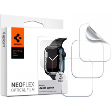 Spigen Apple Watch 7 (45 mm), Kijelzővédő fólia (az íves részre is!), Spigen Neo Flex Optical Film, Clear Prémium, 3 db / csomag okosóra kellék