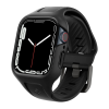 Spigen Apple Watch Series 8 41mm liquid air pro szilikon óra keret (szilikon szíj, közepesen ütésálló) fekete