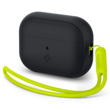 Spigen Case Silicone Fit Black Strap Phantom Green AirPods Pro (2nd Gen) tok fülhallgató, fejhallgató tok