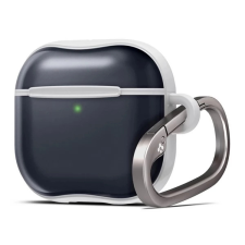 Spigen Classic C1 Apple AirPods 4 szilikon tok (karabíner) sötétszürke fülhallgató, fejhallgató tok