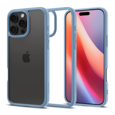 Spigen CRYSTAL HYBRID szilikon telefonvédő (ütésállóság. műanyag keret) VILÁGOSKÉK tok és táska