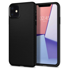 Spigen cseppfolyós levegő IPHONE 11 matt fekete telefon tok telefontok tok és táska
