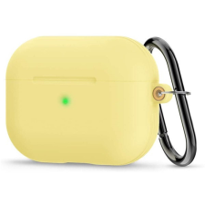 Spigen Cyrill by Spigen Apple Airpods Pro szilikon tok, citromsárga fülhallgató, fejhallgató tok