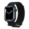 Spigen DURAPRO FLEX pótszíj (egyedi méret, textil, állítható) FEKETE Apple Watch Series 5 44mm, Apple Watch Series SE 44mm, Apple Watch Series 6 44mm, Apple Watch Series 7 45mm, Apple Watch Seri