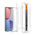 Spigen EZ FIT HD képernyővédő üveg (2.5D, tokbarát, ultravékony, 0.2mm, 9H + segédkeret) FEKETE Apple iPhone 15