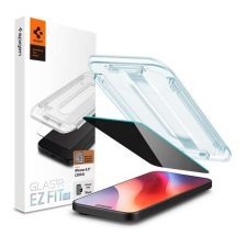 Spigen EZ FIT képernyővédő üveg (2.5D, betekintés védelem, 0.2mm, 9H) ÁTLÁTSZÓ mobiltelefon kellék