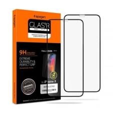 Spigen Glas FC Apple iPhone 11 Pro /  Xs /X Tempered kijelzővédő fólia 2db (057GL23120) mobiltelefon kellék