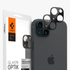 Spigen Glas.tR Optik Apple iPhone 15/15 Plus kamera védő üveg - Fekete (2db) (AGL06917)