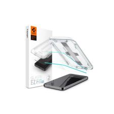 Spigen Glas.Tr Slim Ez Fit Samsung Galaxy S24 üveg kijelzővédő (2db) (AGL07440) mobiltelefon kellék