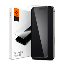 Spigen "Glas.tR Slim HD" Apple iPhone 14 Pro Tempered kijelzővédő fólia, átlátszó mobiltelefon kellék