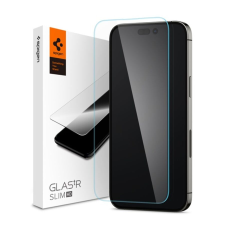 Spigen Glas.tR Slim HD  Apple iPhone 14 Pro Tempered kijelzővédő fólia, átlátszó mobiltelefon kellék