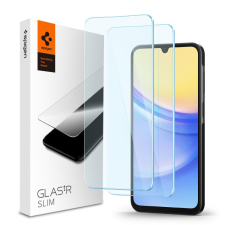Spigen GLAS.tR Slim Samsung Galaxy A25 5G kijelzővédő (AGL07447) mobiltelefon kellék